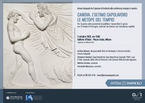 invito presentazione mostra Antonio Canova - Milano