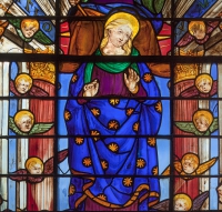 particolare della vetrata - Chiesa di San Biagio