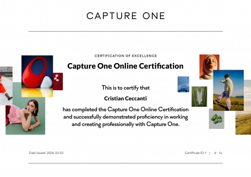 certificazione professionale Capture One